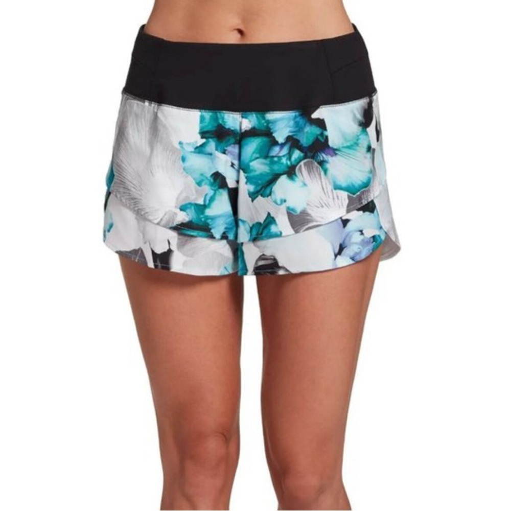 Calia by Carrie Underwood Anywhere Petal Hem Floral Print Running Shorts Size XS